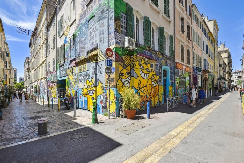 Charmant Logement Au Coeur Du Cours Julien Marseilles Buitenkant foto