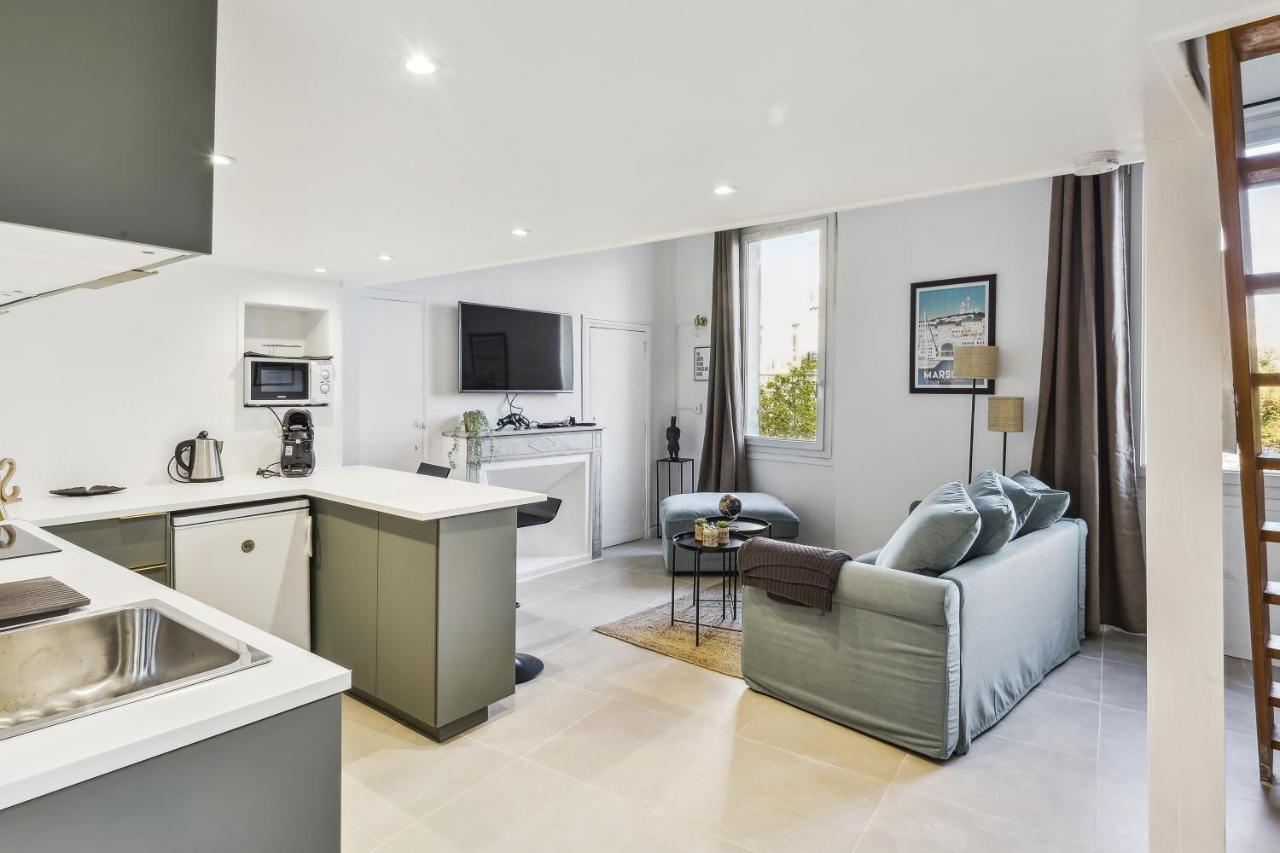 Charmant Logement Au Coeur Du Cours Julien Marseilles Buitenkant foto